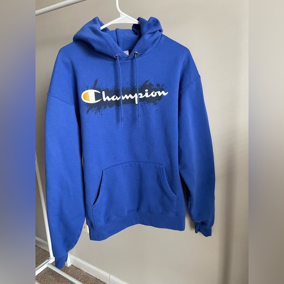 Blue Champion Hoodie - Picture 1 of 3